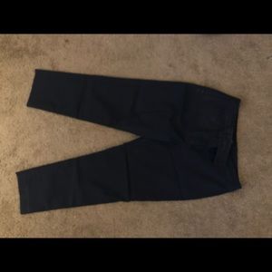 Navy Cropped Pants